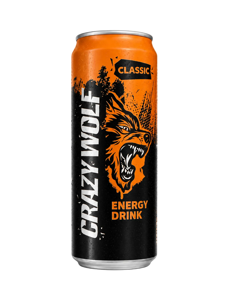 Crazy Wolf Energy Classic 20x330ML